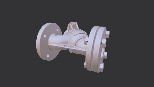 3D model of Y-Strainer Brass DN50 PN16