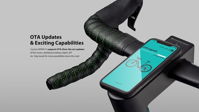 3D model of CYCTRON INFINI X1 | Connected e-Bike Product Innovation