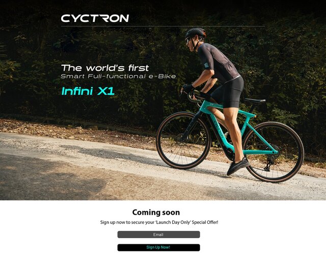 3D model of CYCTRON INFINI X1 | Connected e-Bike Product Innovation
