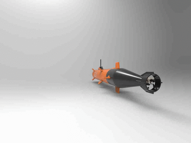 3D model of UUV Concept to Product Design