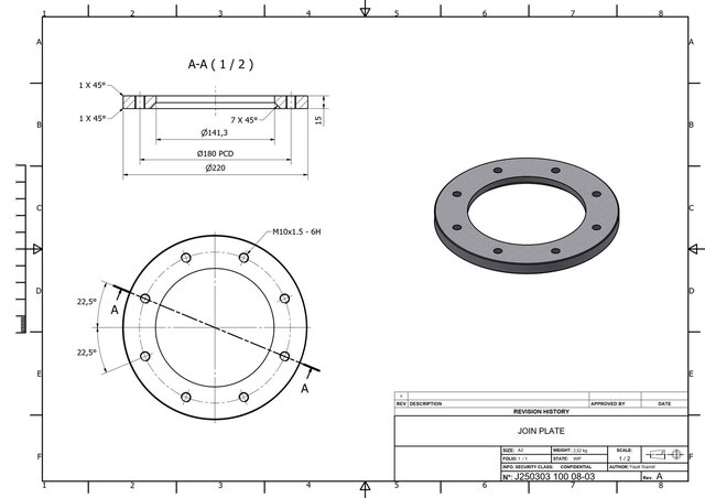 3D model of 3D Mechanical Modeling and Detail Drawings