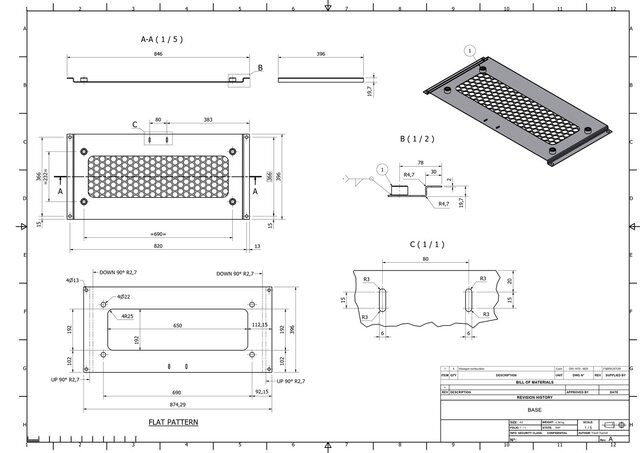 3D model of 3D Mechanical Modeling and Detail Drawings