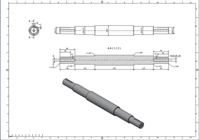 3D model of 3D Mechanical Modeling and Detail Drawings