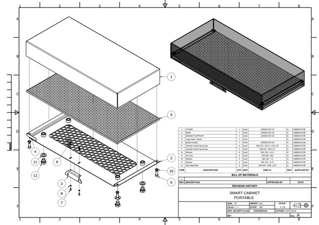 3D model of 3D Mechanical Modeling and Detail Drawings