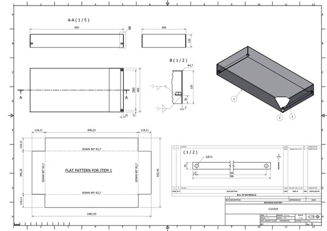 3D model of 3D Mechanical Modeling and Detail Drawings