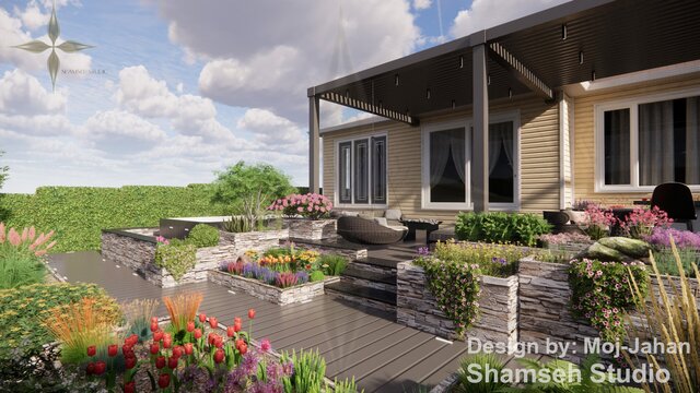 3D model of Landscape & Interior design
