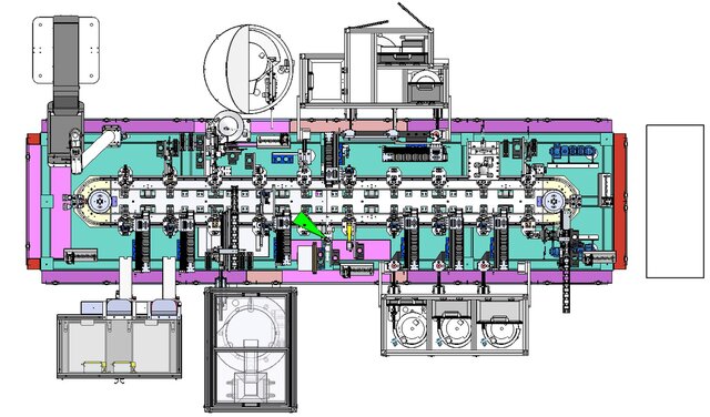 3D model of Semi-Automatic Assembly Machine for Automotive Control Valve Components