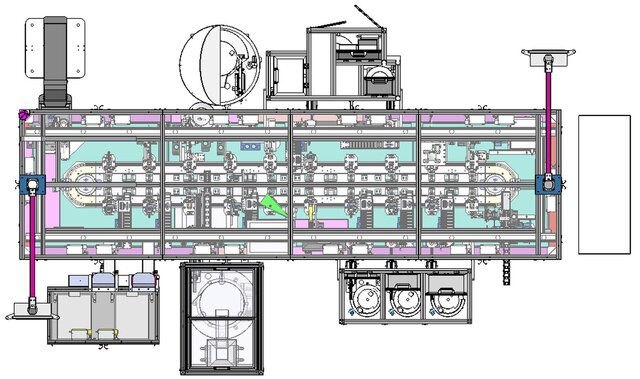 3D model of Semi-Automatic Assembly Machine for Automotive Control Valve Components