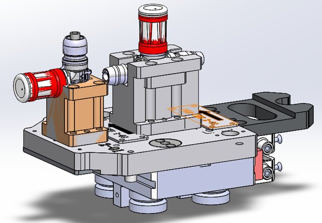 3D model of Semi-Automatic Assembly Machine for Automotive Control Valve Components