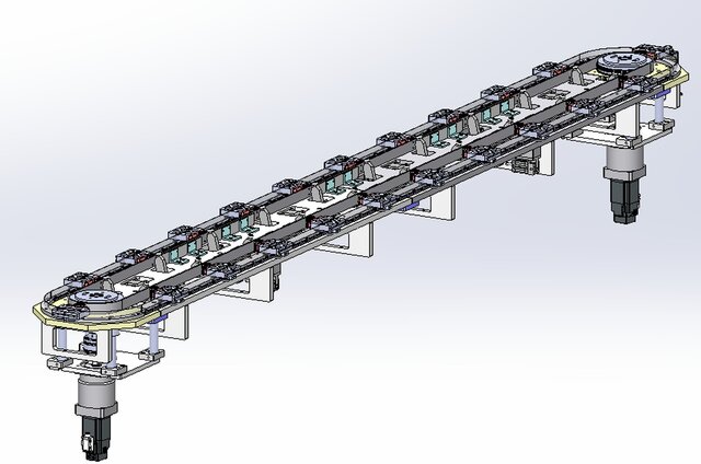 3D model of Semi-Automatic Assembly Machine for Automotive Control Valve Components