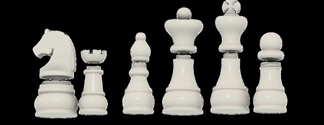 3D model of Parametric Chess Set with Threaded Assembly – Designed for 3D Printing