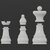 Parametric Chess Set with Threaded Assembly – Designed for 3D Printing