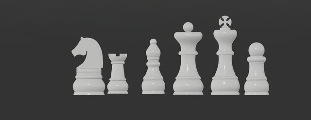 Parametric Chess Set with Threaded Assembly – Designed for 3D Printing