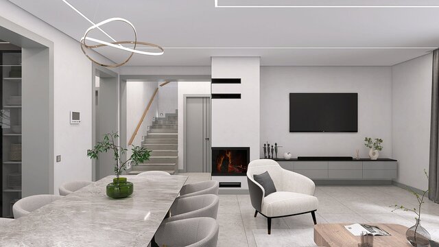 3D model of 3D Architectural interior visualization