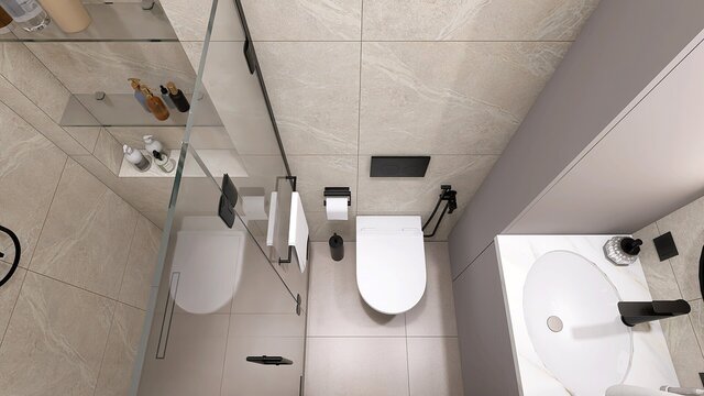 3D model of 3D Architectural interior visualization
