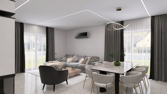 3D model of 3D Architectural interior visualization