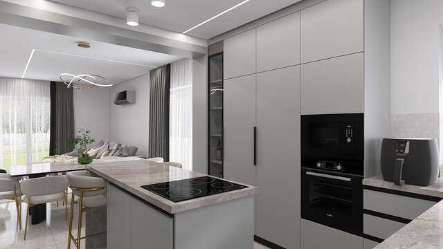 3D model of 3D Architectural interior visualization