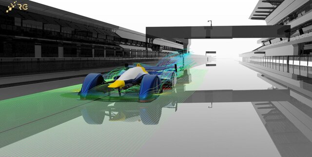 3D model of Red Bull X CFD Analysis