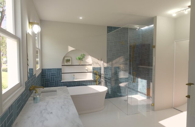 Contemporary Spa Bathroom