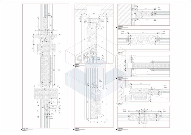 3D model of Entrance Door Detailed Production Drawing
