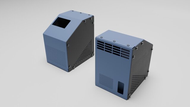 3D model of Sheet Metal Cabinet | SolidWorks Design & Fabrication Drawings
