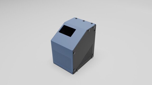 3D model of Sheet Metal Cabinet | SolidWorks Design & Fabrication Drawings