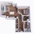 3D Modern Bedroom Apartment Interior Floor Plan