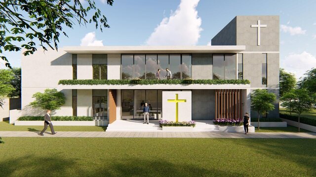 3D model of Chapel Design For BBF