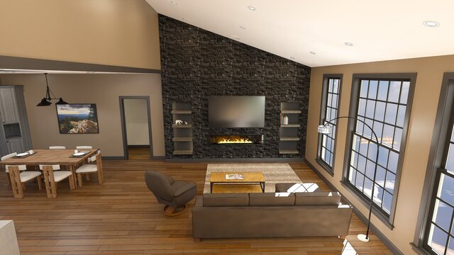 3D model of Residential Interior Remodel