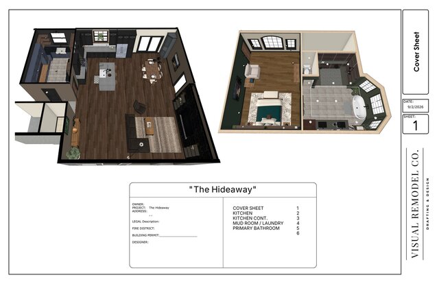 3D model of Residential Interior Remodel