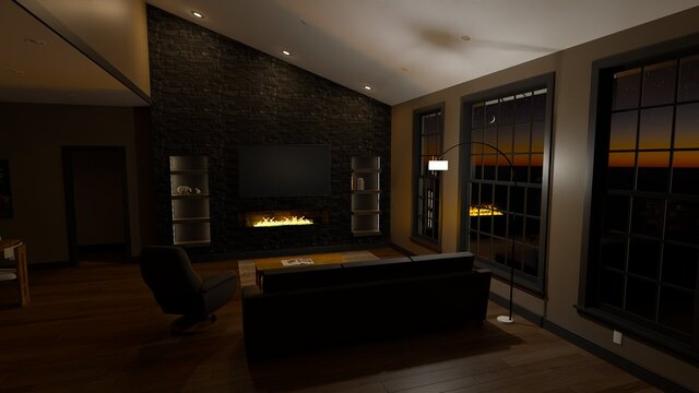 3D model of Residential Interior Remodel