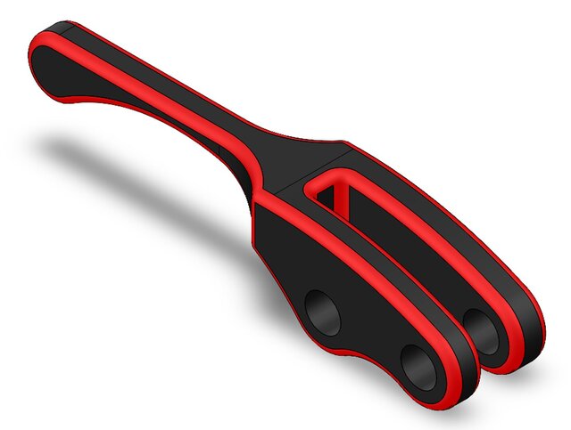 Double-Shear Link Bracket – Mechanical CAD Model - download free 3D ...