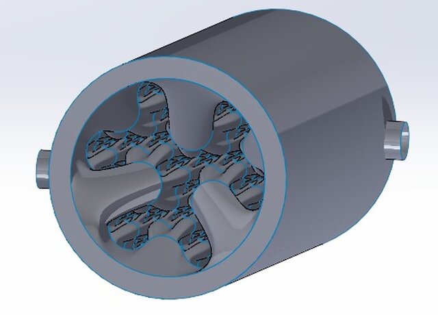 3D model of Hypersonic pre-cooler