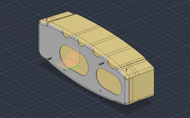 3D model of Aircraft Part Design With Mold