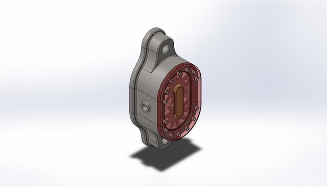 3D model of Gear Pump Mechanical Assembly