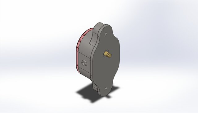 3D model of Gear Pump Mechanical Assembly