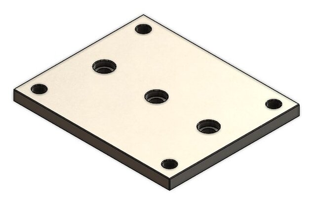 3D model of PH005 – Drilling Jig & Fixture with Toggle Clamp