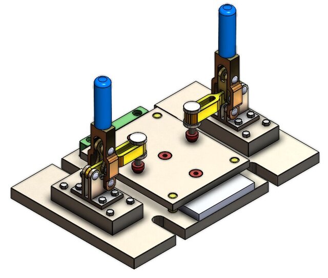 PH005 – Drilling Jig & Fixture with Toggle Clamp