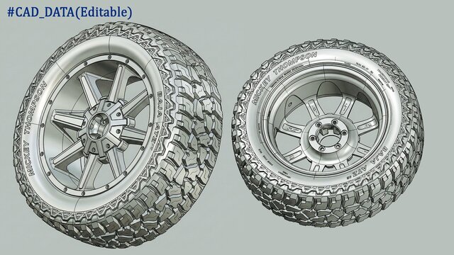 RC Wheel Assembly (3D Printable)