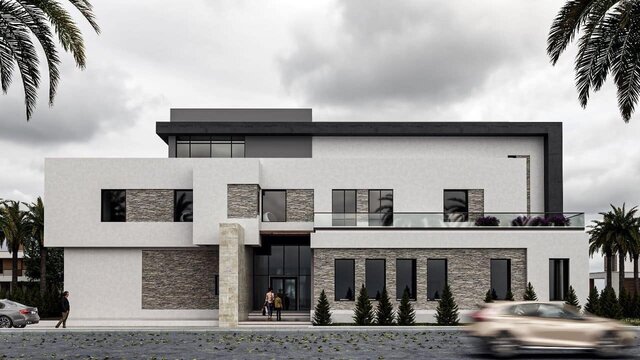 Luxury Villas – Exterior 3D Visualization (Gulf) – image 4 of 5