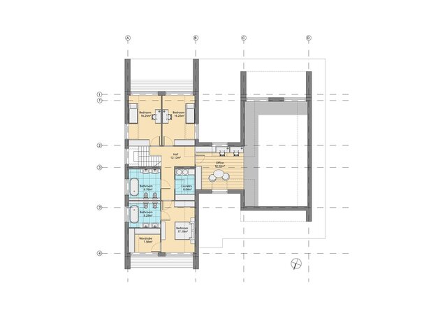 Floor Plans and concept for villa