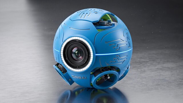 ORBAI Spherical Drone – CAD Design & 3D Renders