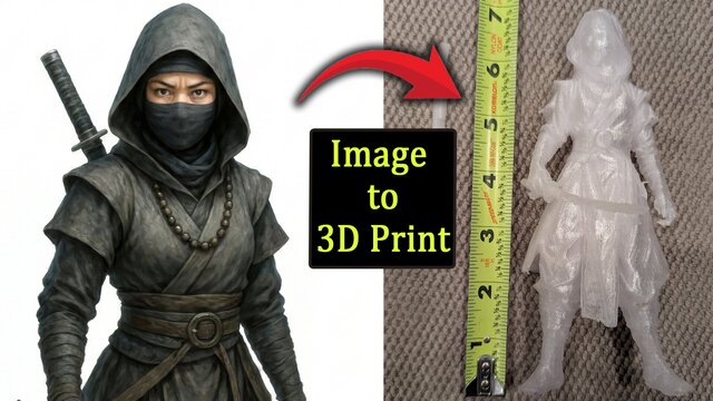 Image to 3D Print | 3D Print Design | 3D Sculpting