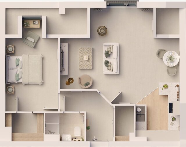 Furnished 3D floor plans, UK – image 1 of 8