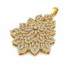Floral Diamond Pendant – Jewellery CAD Design design by kishankar