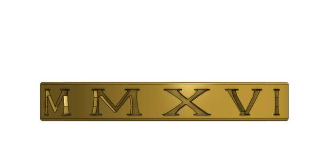 3D model of Engraved Ring