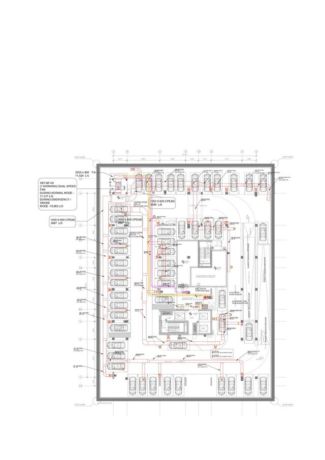 3D model of Complete Commercial (HVAC & Plumbing) 2D Shop Drawings