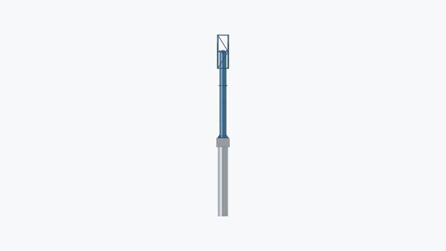 3D model of PAM-007 | Parametric Steel BIM + Structural Documentation
