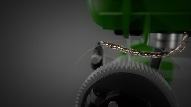 3D model of 3D Cinematic & Kinematic Visualization: Diesel Engine