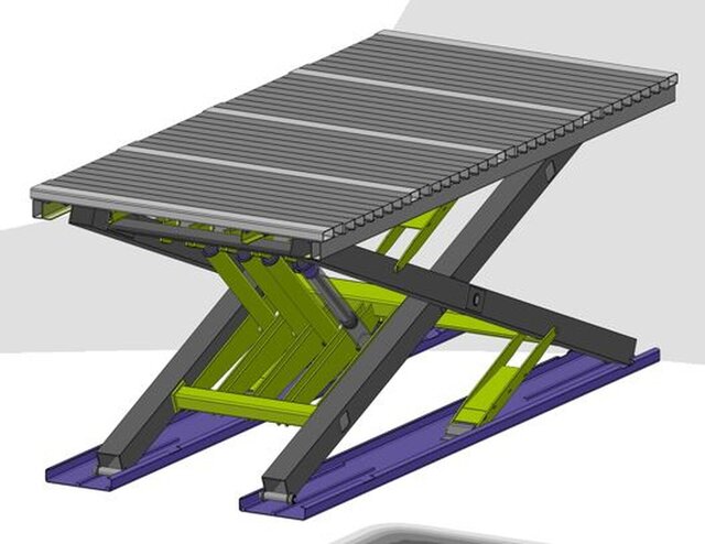 3D model of Rex 30N Scissor lift